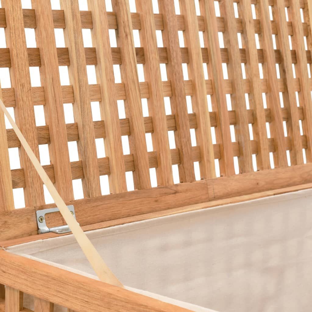 Wasmand Walnoothout - 77,5cm - 35% Korting!