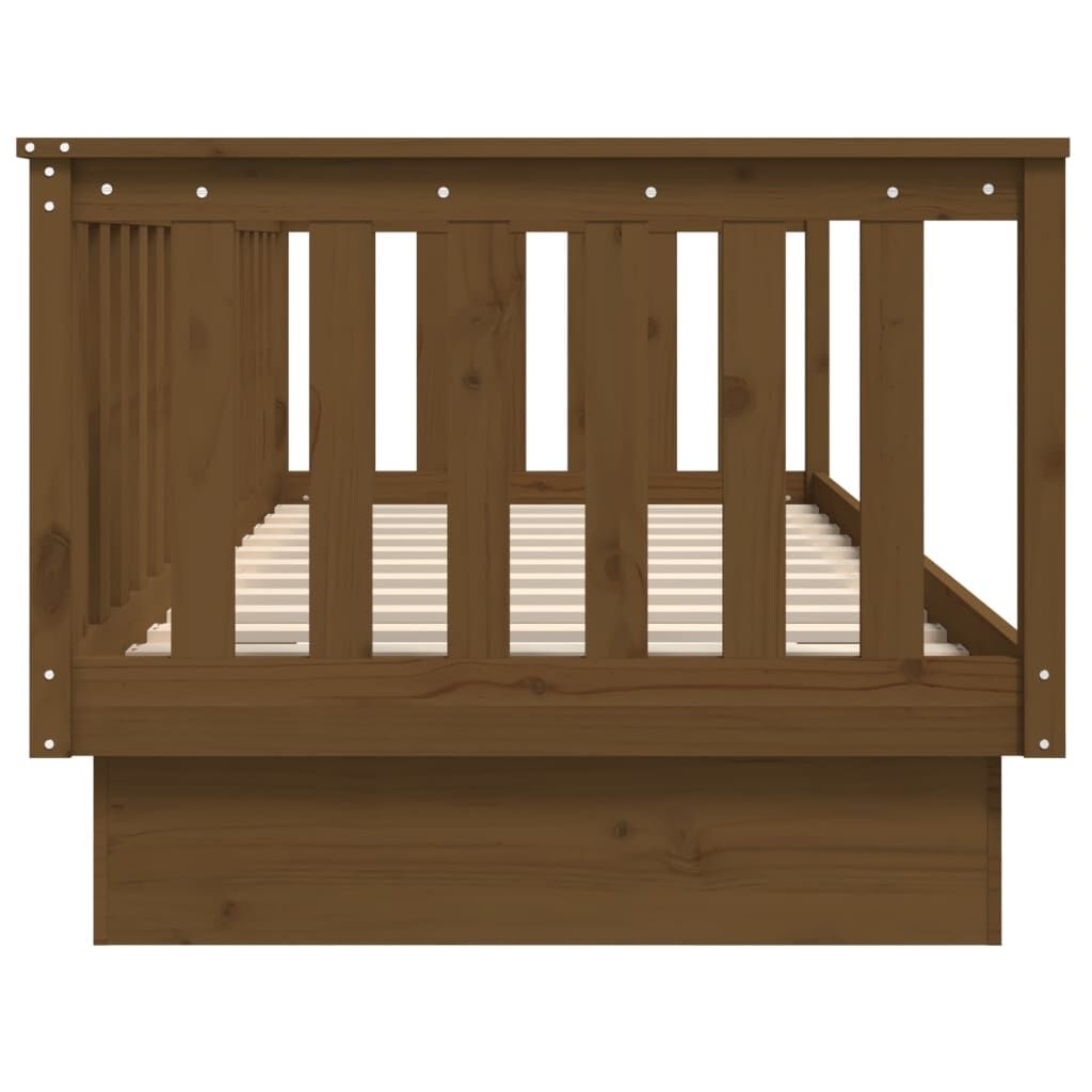 Slaapbank Grenenhout Honingbruin 100x200 - 35% Korting!