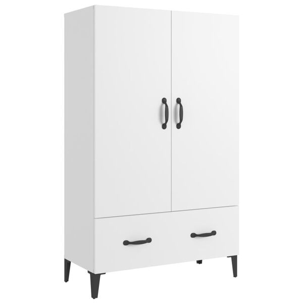 vidaXL Hoge Kast Wit 70x31x115cm - 60% Korting!