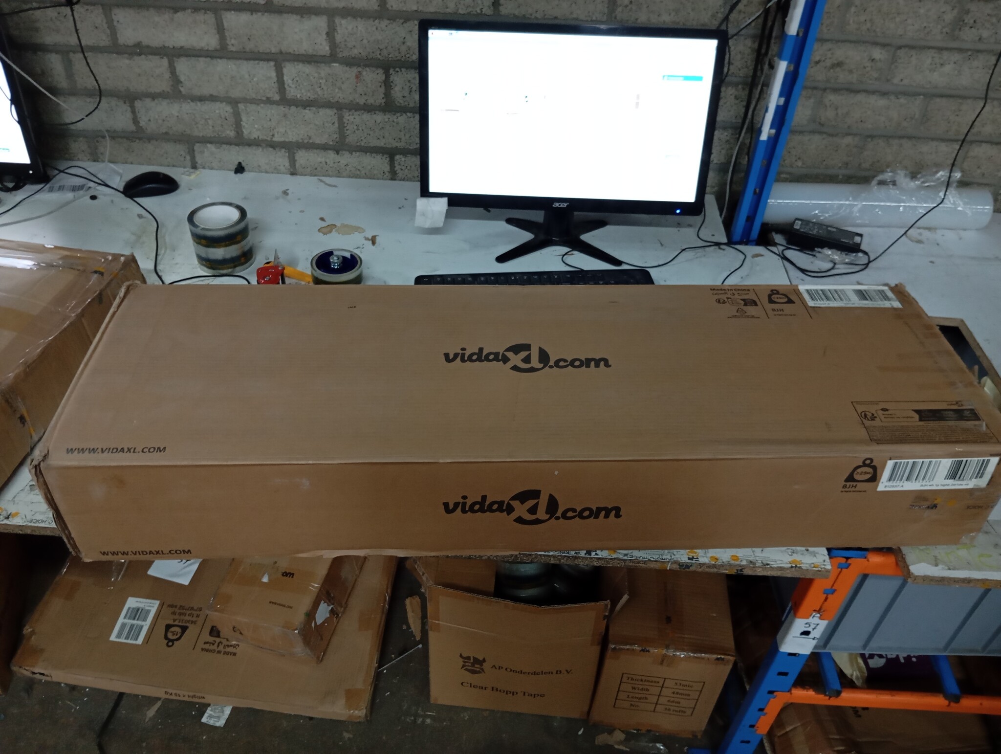 vidaXL Hoge Kast Wit 70x31x115cm - 60% Korting!