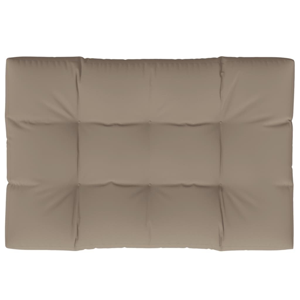 Palletkussen Taupe 120x80x12cm - 35% Korting!