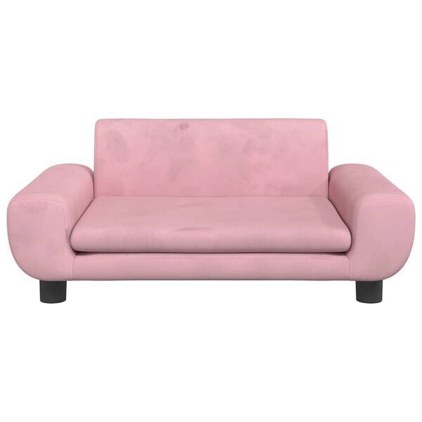 VidaXL Hondenmand Fluweel Roze 70x45cm - Zo Goed Als Nieuw!
