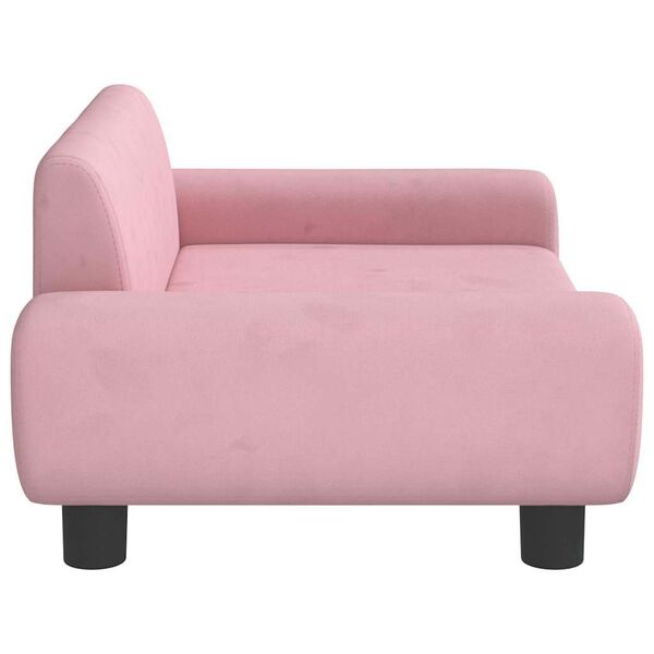 VidaXL Hondenmand Fluweel Roze 70x45cm - Zo Goed Als Nieuw!