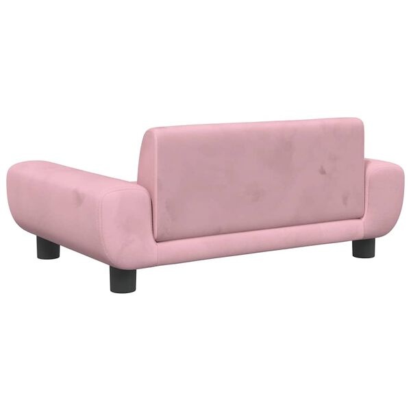 VidaXL Hondenmand Fluweel Roze 70x45cm - Zo Goed Als Nieuw!