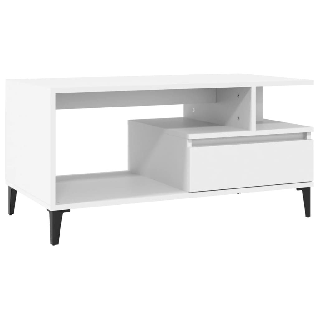 Salontafel Wit 90x49x45cm - Zo Goed Als Nieuw! 35% Korting