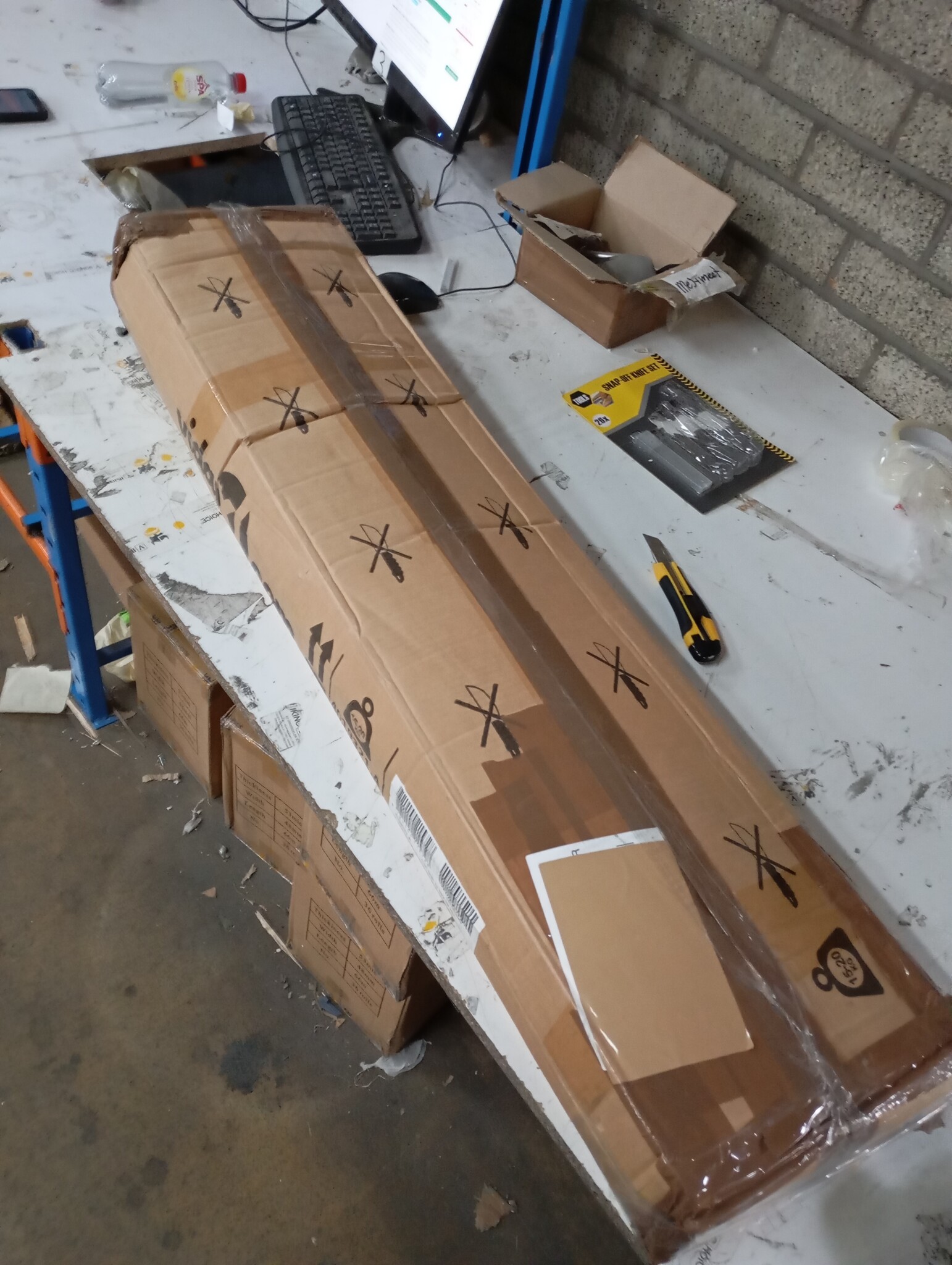 vidaXL Bedframe 90x190cm Donkerbruin - Zo Goed Als Nieuw!