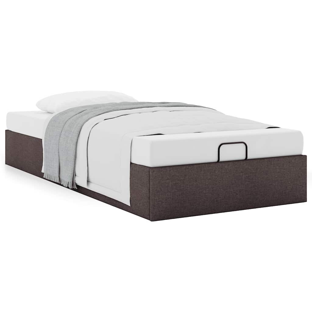 vidaXL Bedframe 90x190cm Donkerbruin - Zo Goed Als Nieuw!