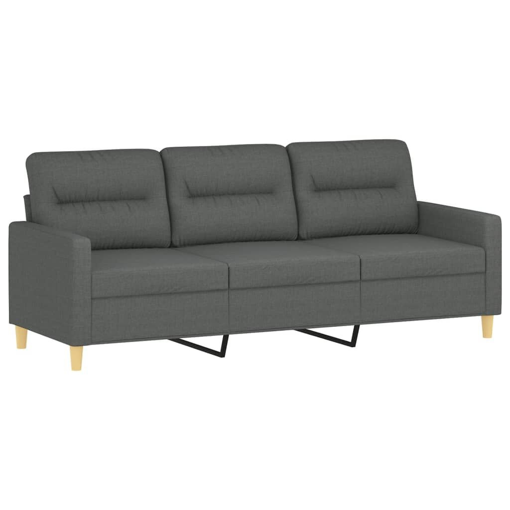 VidaXL Driezitsbank Donkergrijs - 60% Korting! Outlet Deal