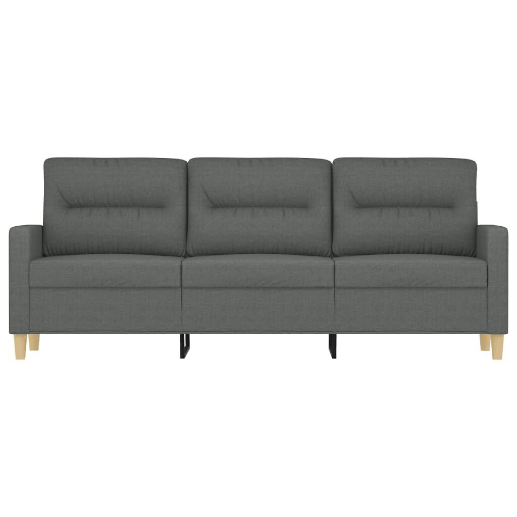 VidaXL Driezitsbank Donkergrijs - 60% Korting! Outlet Deal
