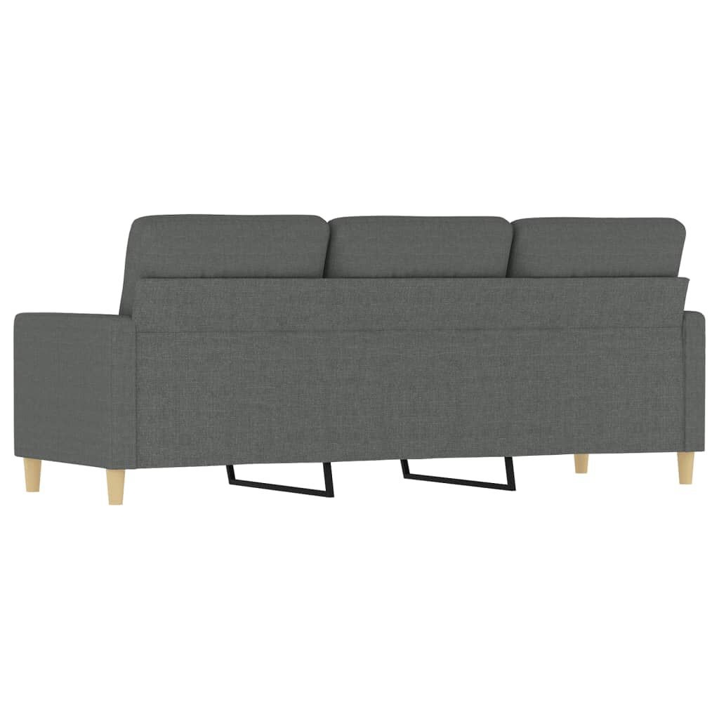 VidaXL Driezitsbank Donkergrijs - 60% Korting! Outlet Deal