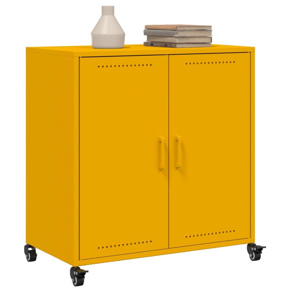 vidaXL Dressoir Mosterdgeel - Licht Beschadigd - 50% Korting!