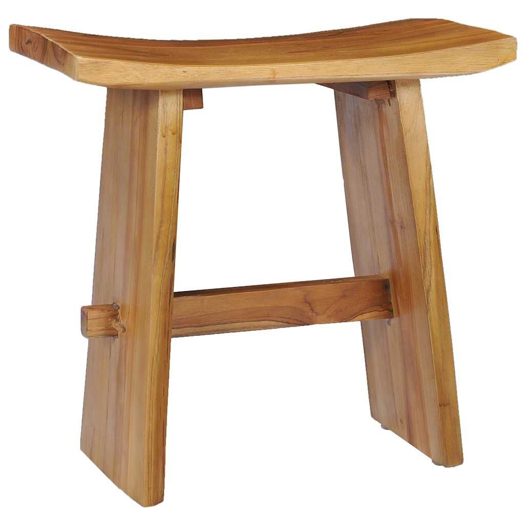 vidaXL Teakhouten Kruk 50cm - Massief Hout - 45% Korting!