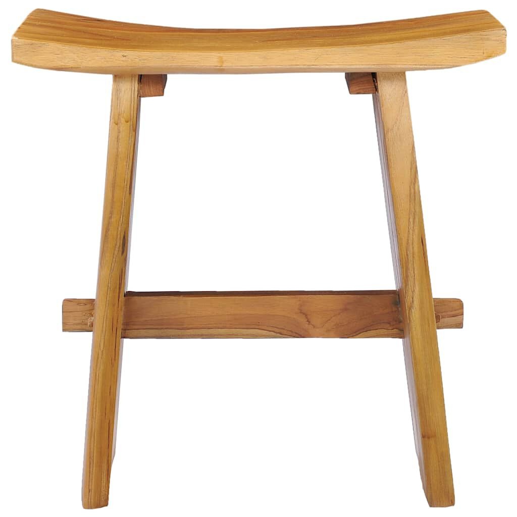 vidaXL Teakhouten Kruk 50cm - Massief Hout - 45% Korting!