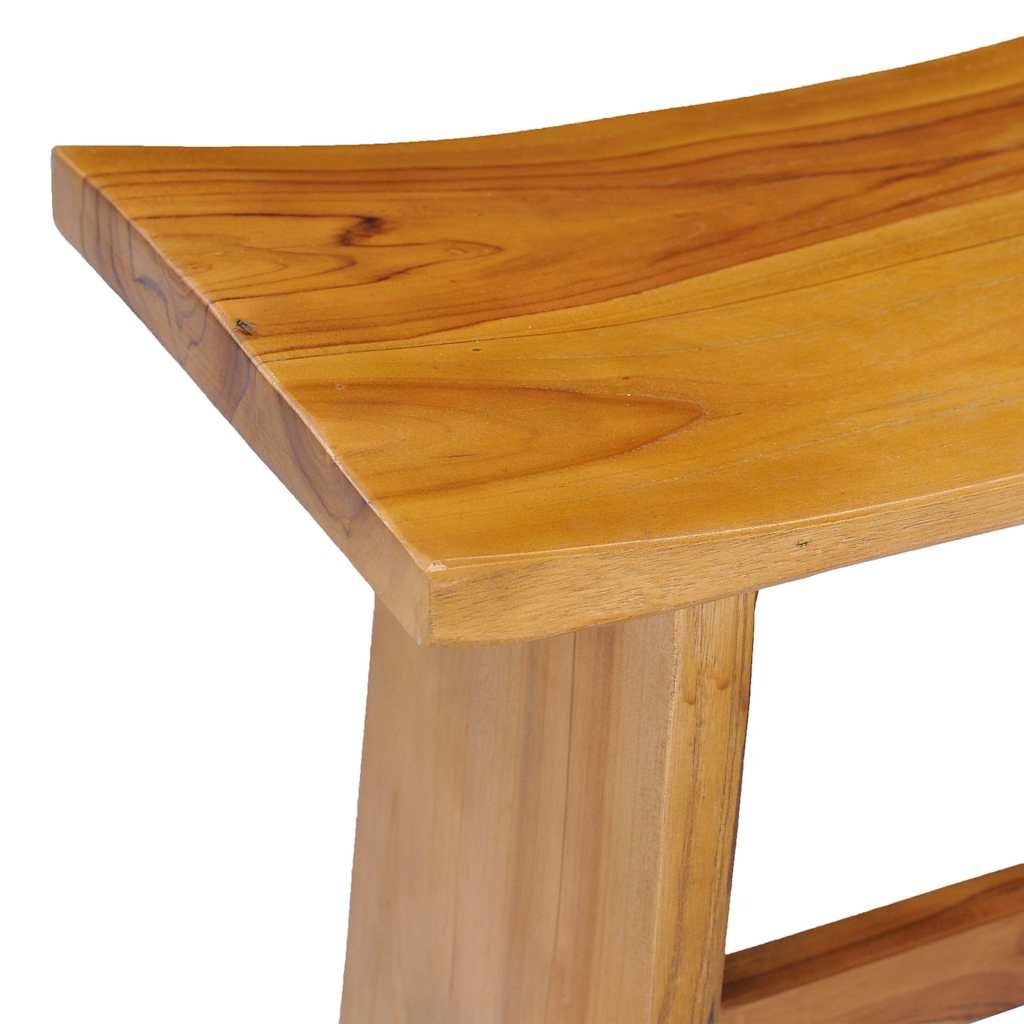 vidaXL Teakhouten Kruk 50cm - Massief Hout - 45% Korting!