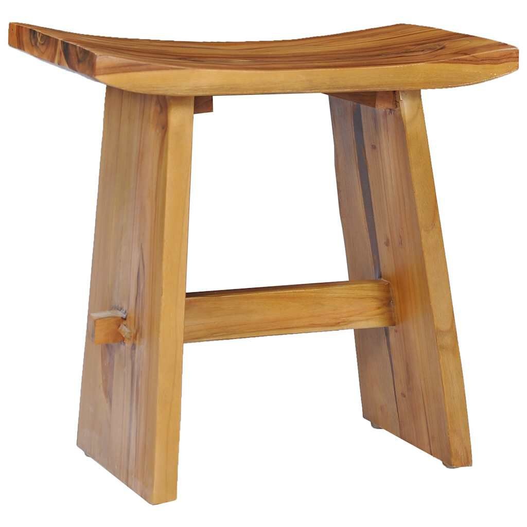 vidaXL Teakhouten Kruk 50cm - Massief Hout - 45% Korting!