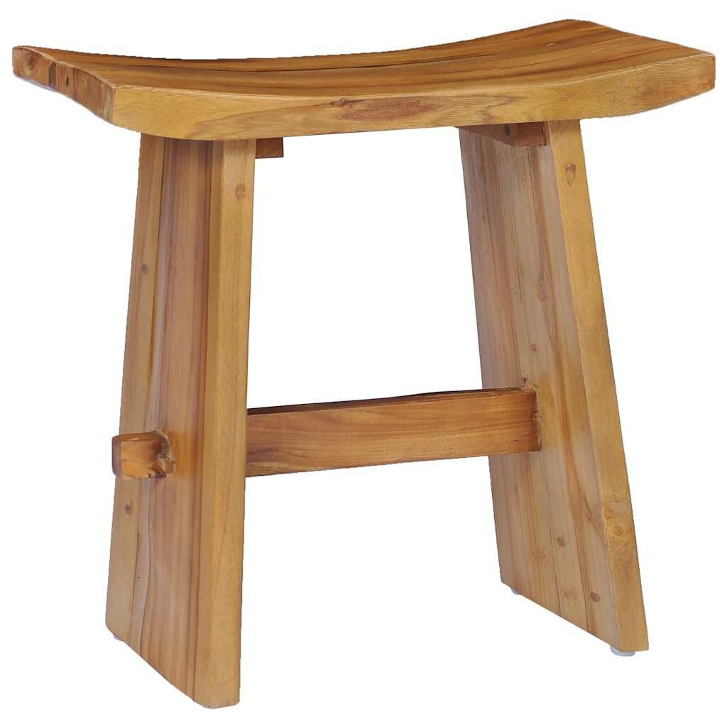 vidaXL Teakhouten Kruk 50cm - Massief Hout - 45% Korting!