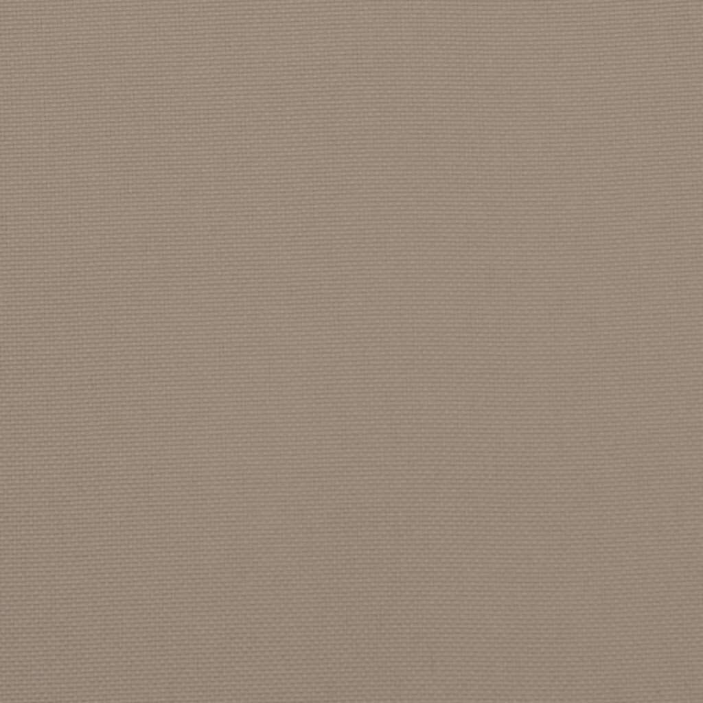 VidaXL Palletkussens Taupe (2 st) - 35% Korting!
