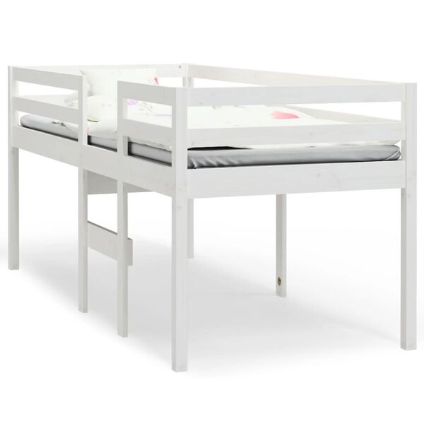 Hoogslaper Grenenhout 90x200 Wit - 35% Korting!