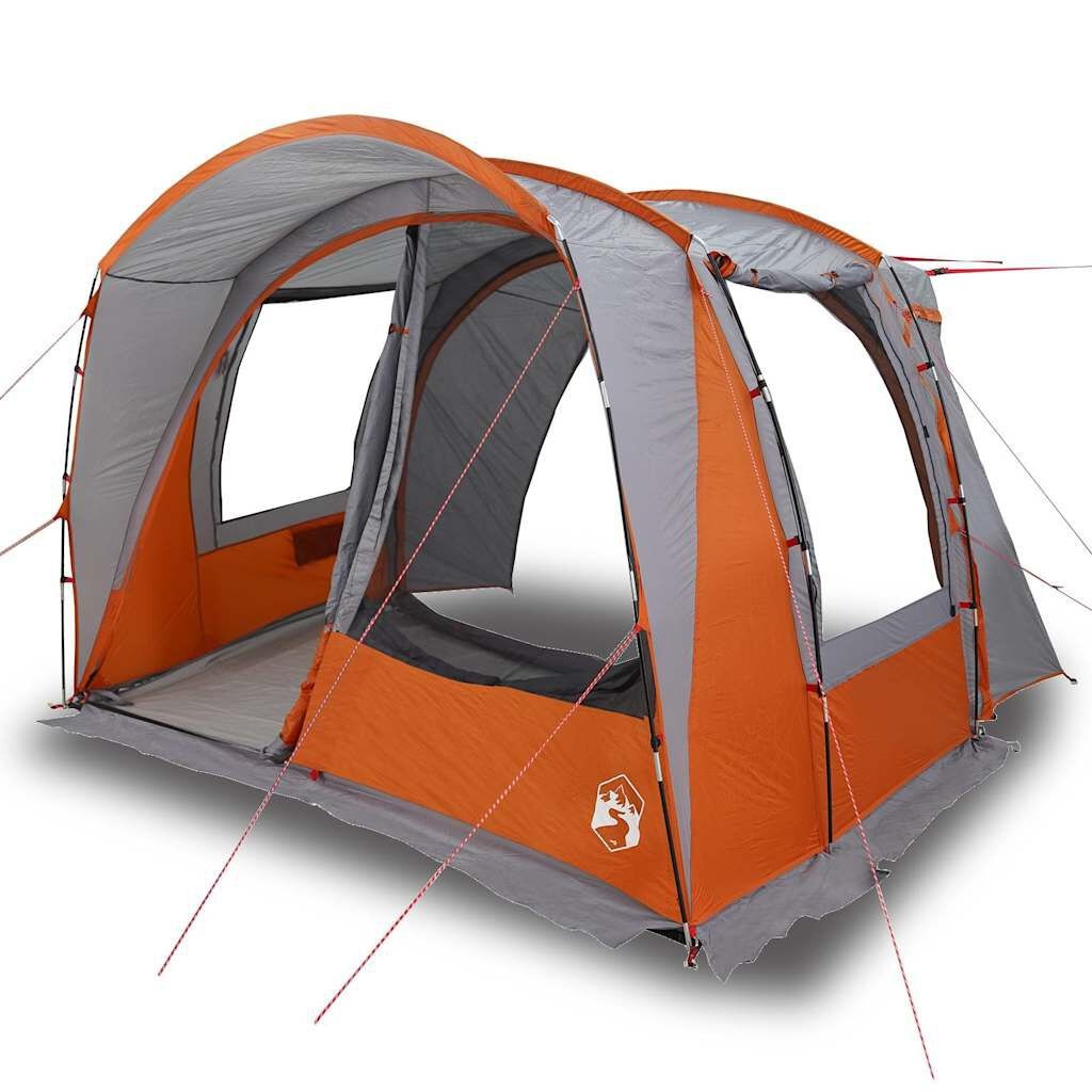 VidaXL Autotent 4-Persoons Grijs/Oranje -35% Korting!
