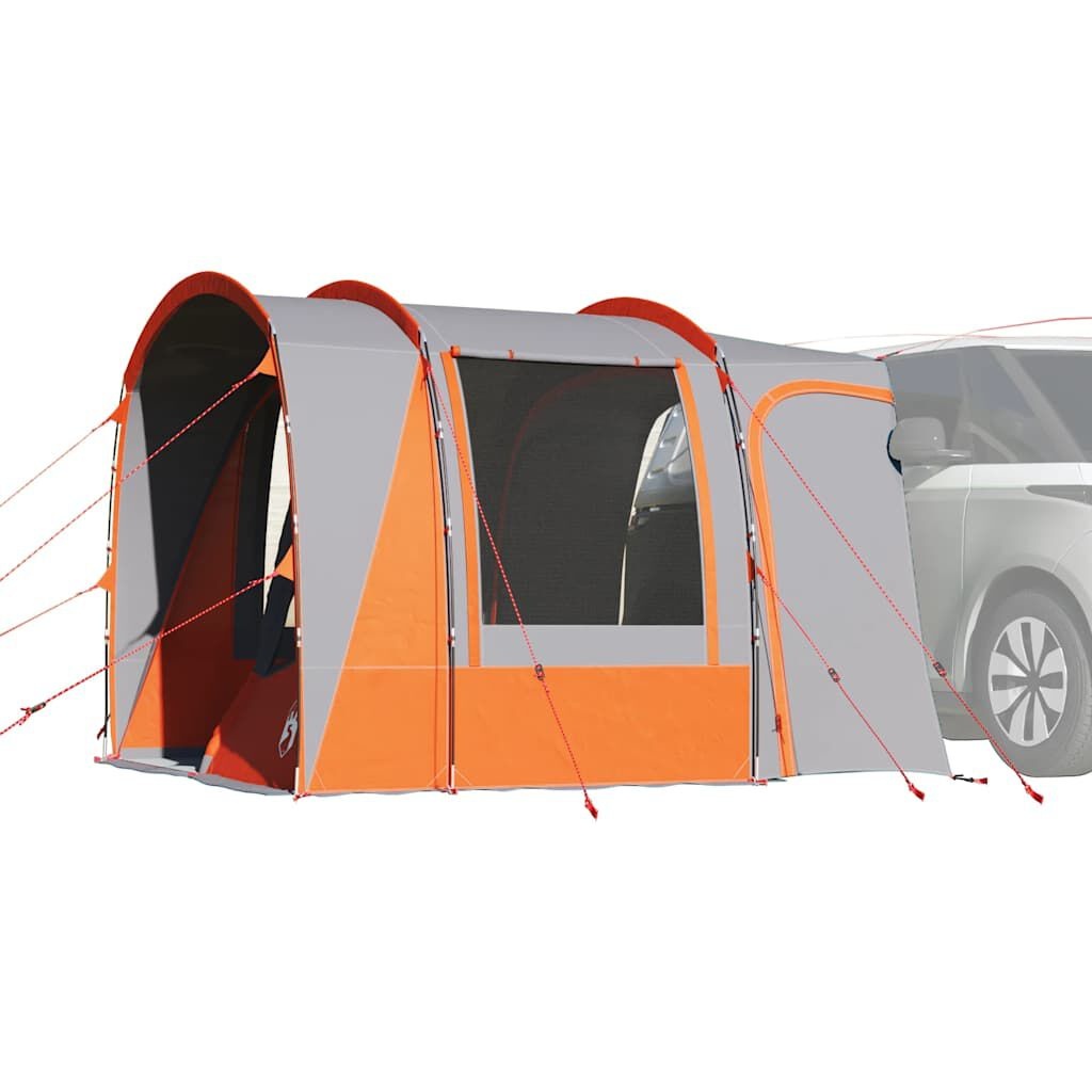 VidaXL Autotent 4-Persoons Grijs/Oranje -35% Korting!