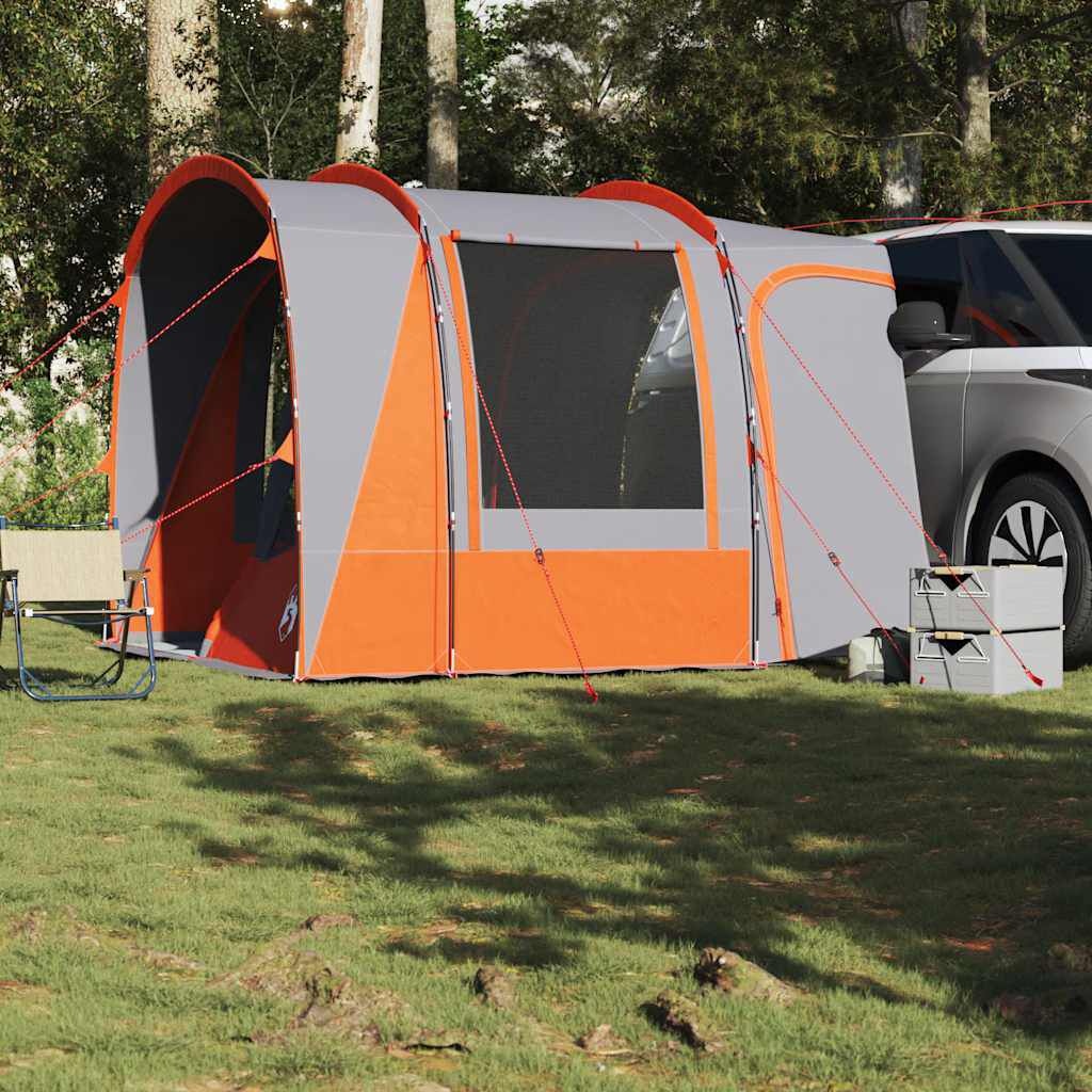 VidaXL Autotent 4-Persoons Grijs/Oranje -35% Korting!