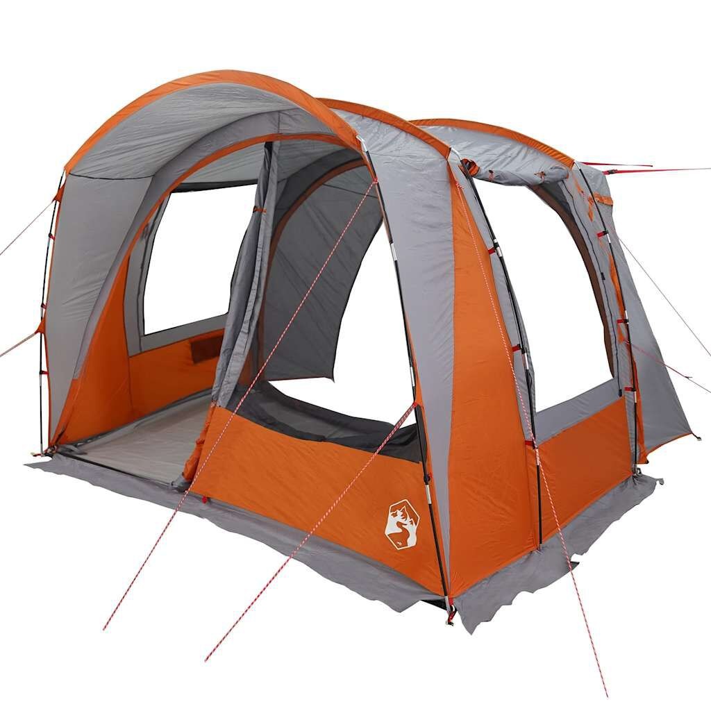 VidaXL Autotent 4-Persoons Grijs/Oranje -35% Korting!