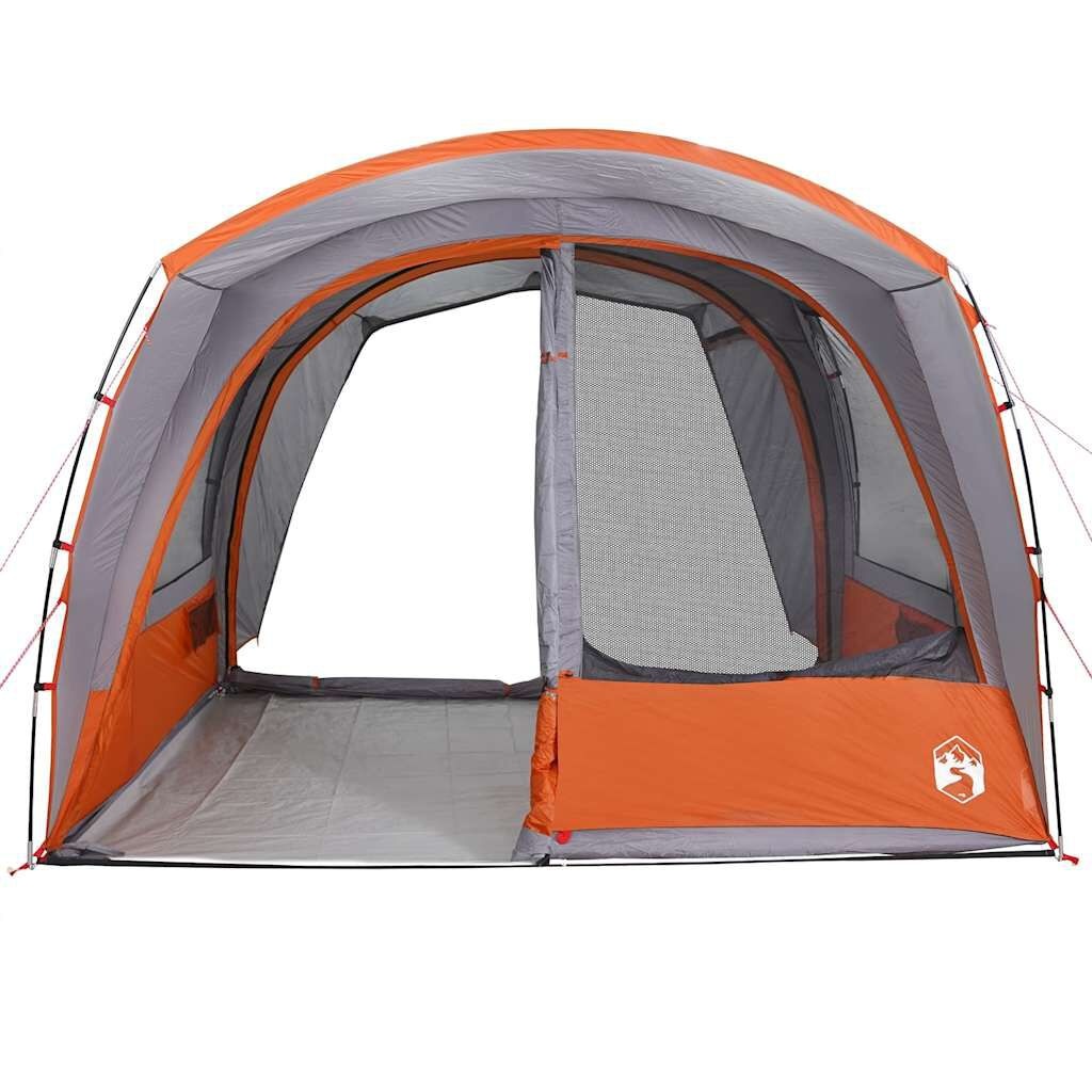 VidaXL Autotent 4-Persoons Grijs/Oranje -35% Korting!