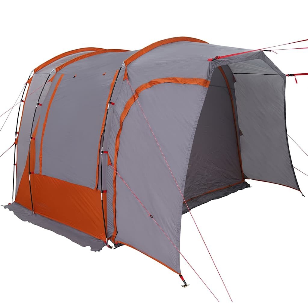 VidaXL Autotent 4-Persoons Grijs/Oranje -35% Korting!