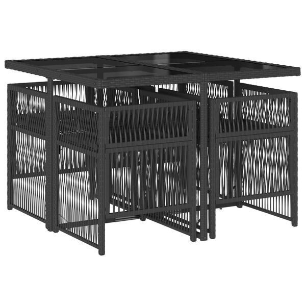 VidaXL Tuinset 5-delig Zwart -45% Korting! Topdeal!
