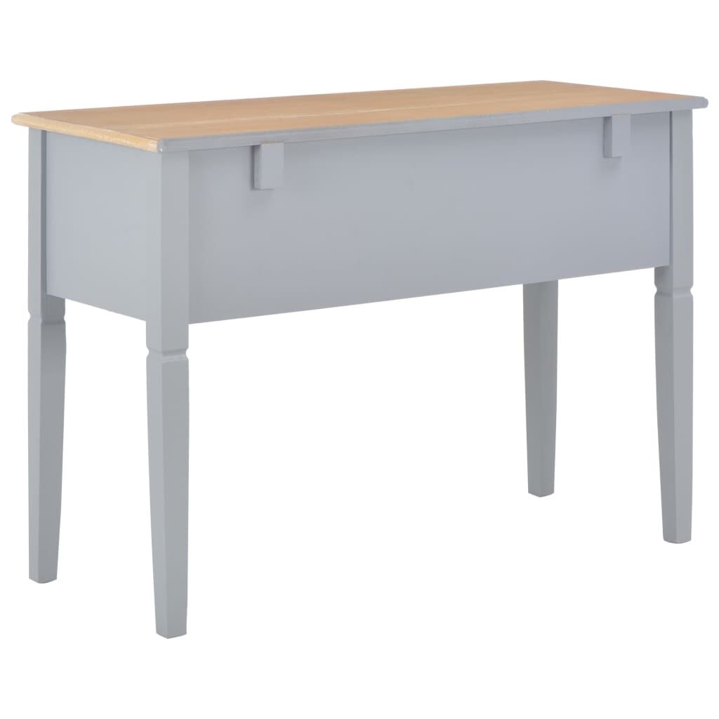 vidaXL Schrijftafel Grijs Hout - Beschadigd - 35% Korting!