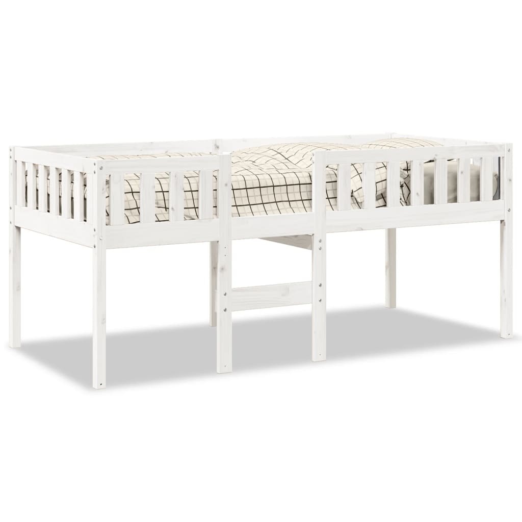 vidaXL Kinderbed 90x200 Wit Grenen - LET OP: Incompleet