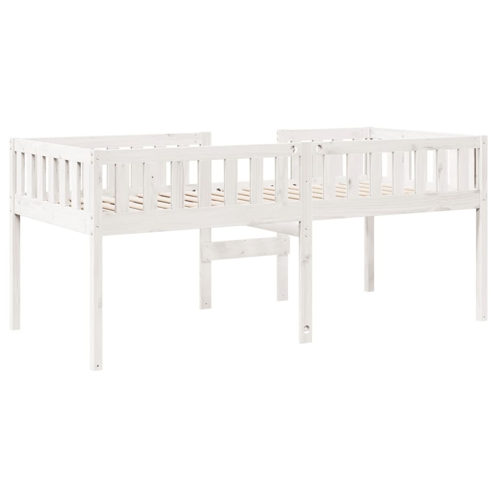 vidaXL Kinderbed 90x200 Wit Grenen - LET OP: Incompleet
