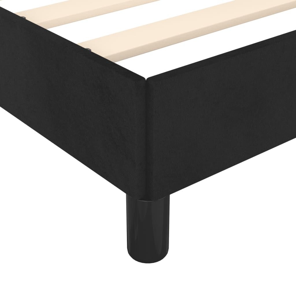 VidaXL Bedframe 140x200 Zwart Fluwelen - Retourdeal!