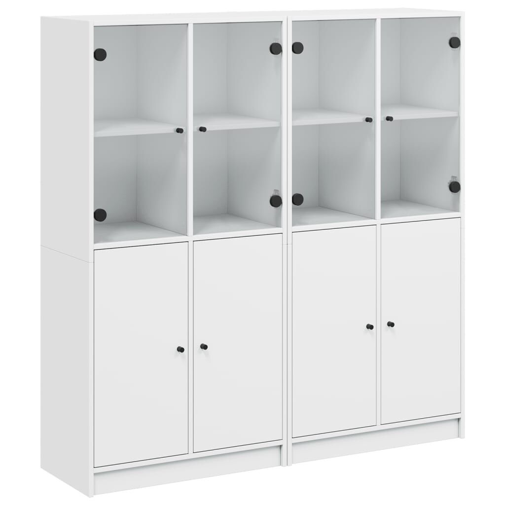 vidaXL Boekenkast Wit 136x37x142cm (Retourdeal!)