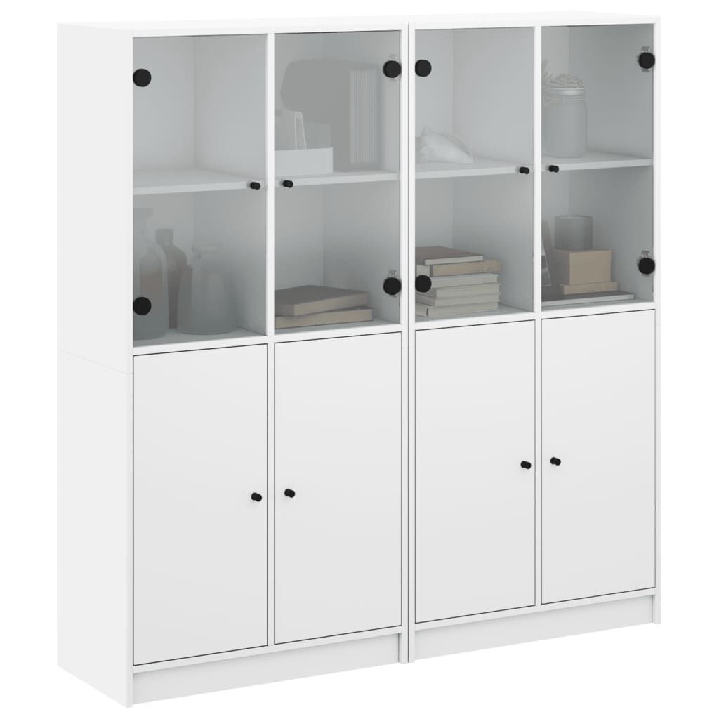 vidaXL Boekenkast Wit 136x37x142cm (Retourdeal!)