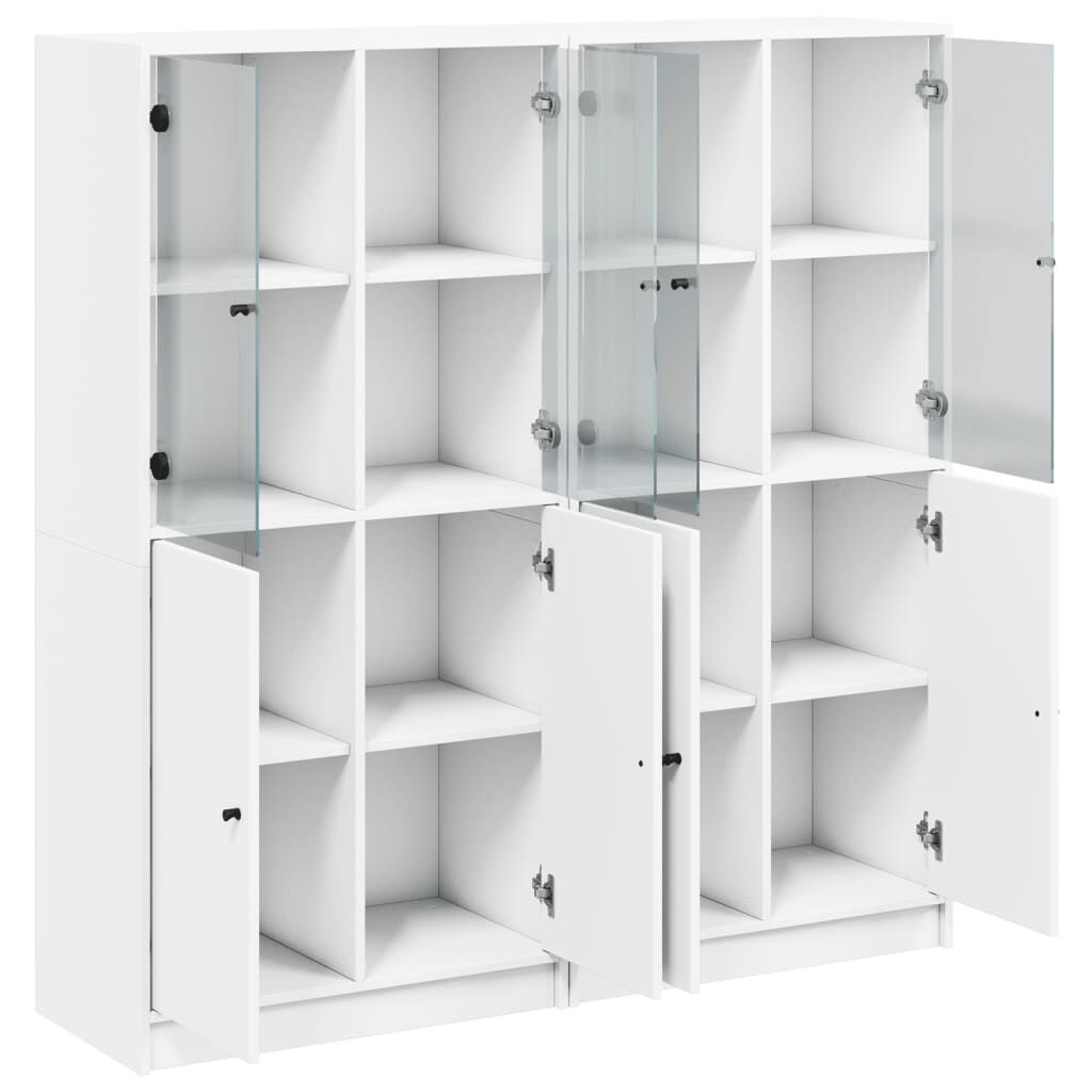 vidaXL Boekenkast Wit 136x37x142cm (Retourdeal!)