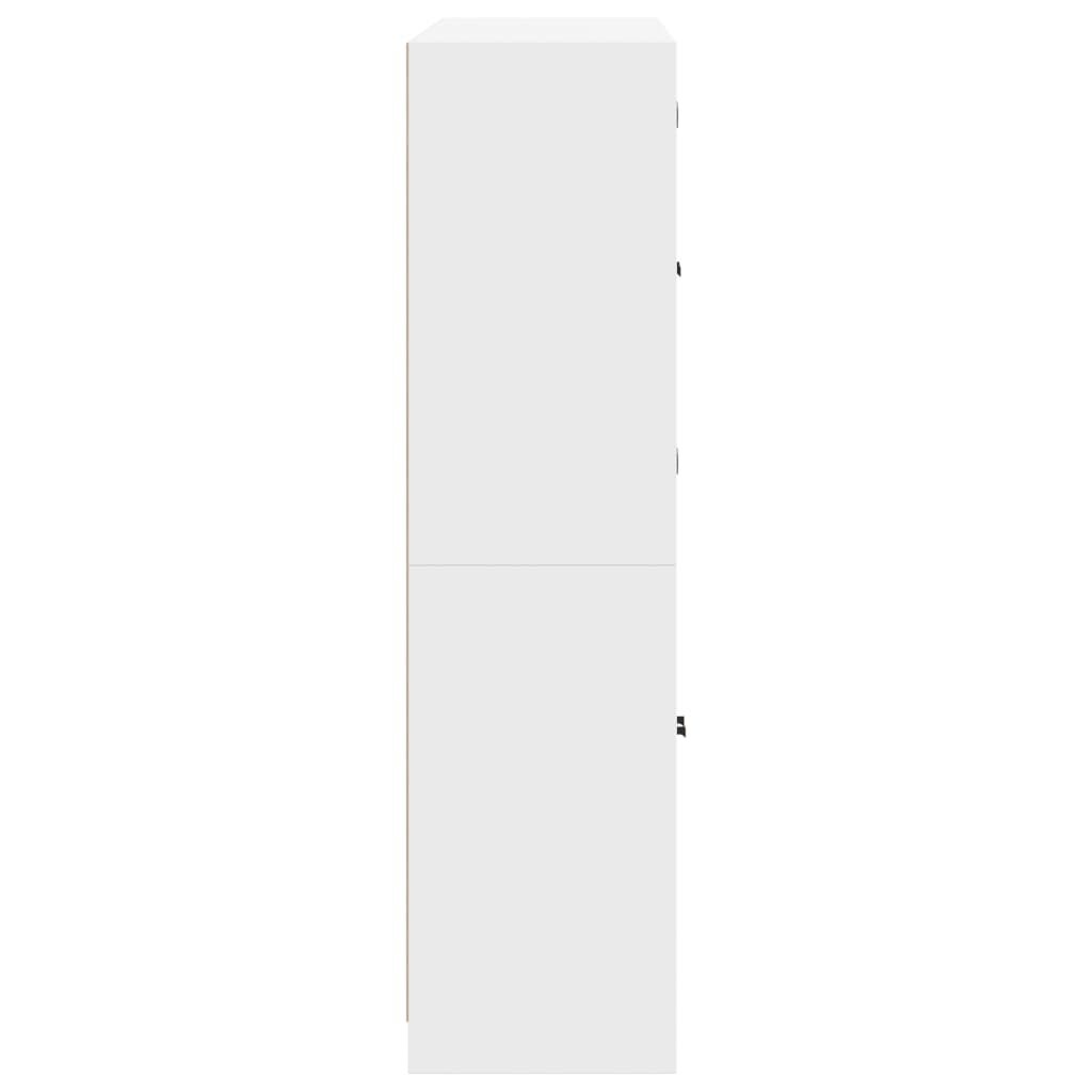 vidaXL Boekenkast Wit 136x37x142cm (Retourdeal!)