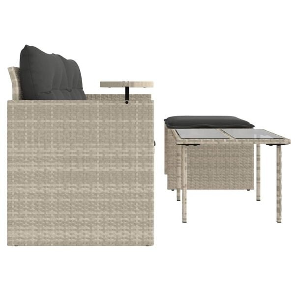 vidaXL Loungeset 3-delig Lichtgrijs -40%! Gebruikssporen