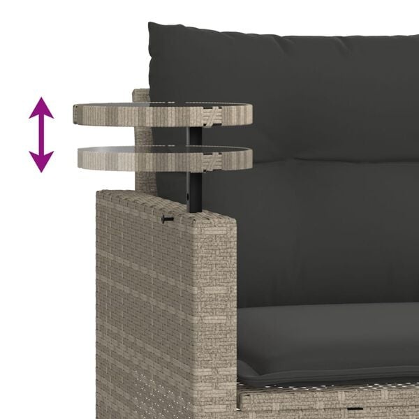 vidaXL Loungeset 3-delig Lichtgrijs -40%! Gebruikssporen