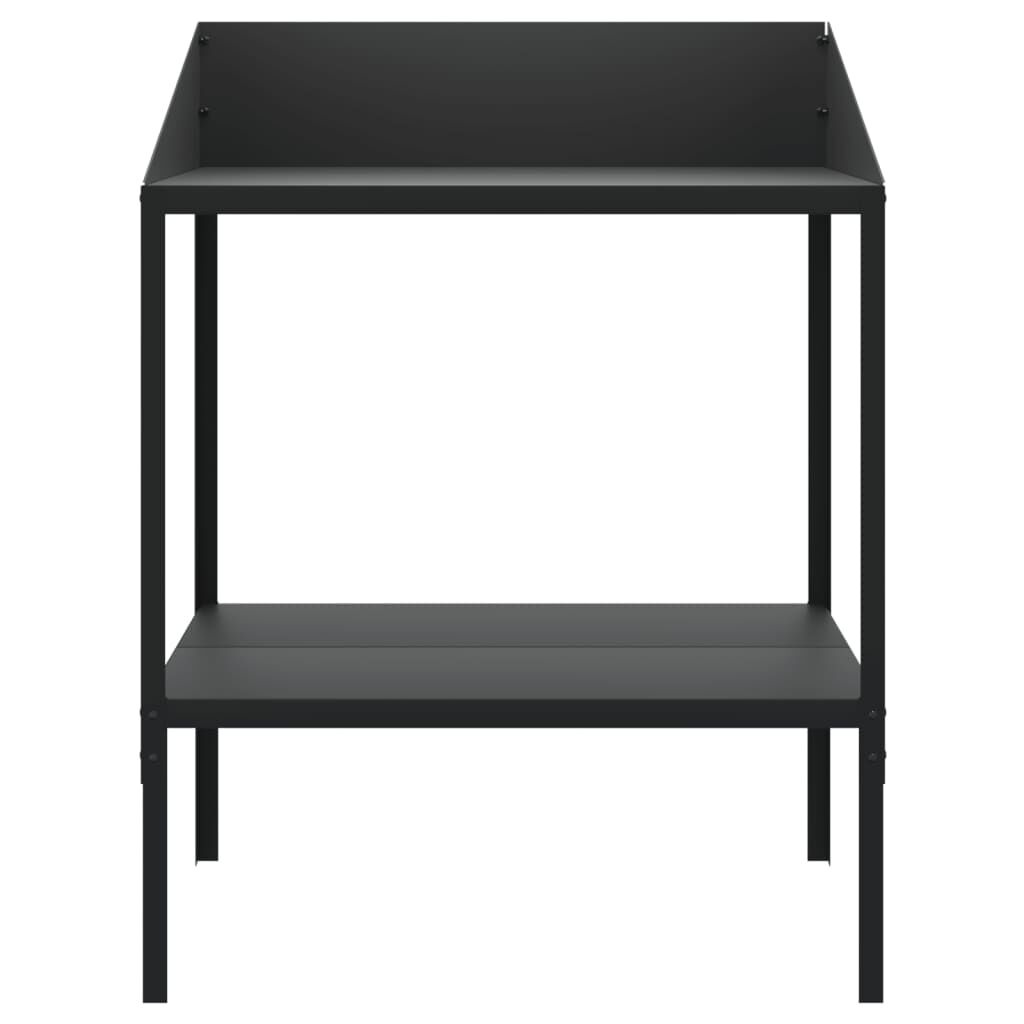 vidaXL Plantenstandaard Antraciet 75,5cm - Zo Goed Als Nieuw!