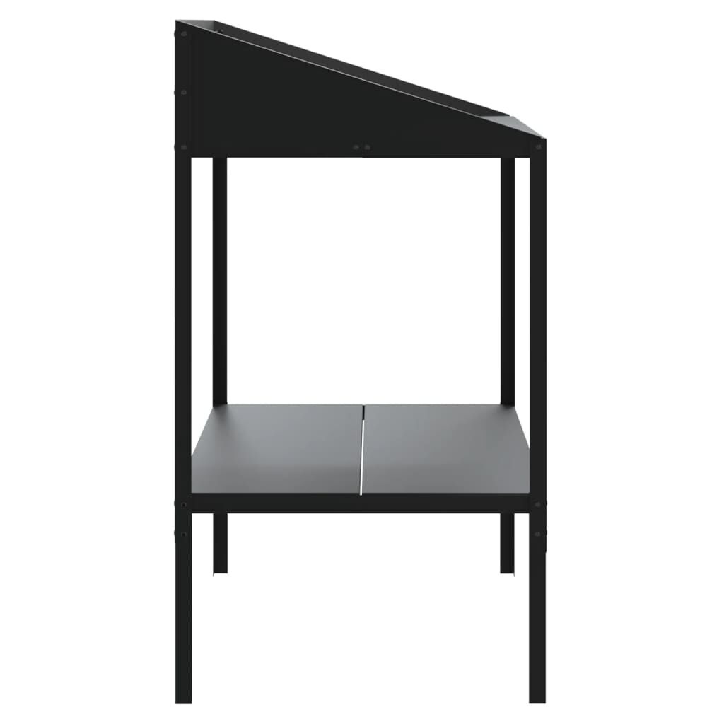 vidaXL Plantenstandaard Antraciet 75,5cm - Zo Goed Als Nieuw!