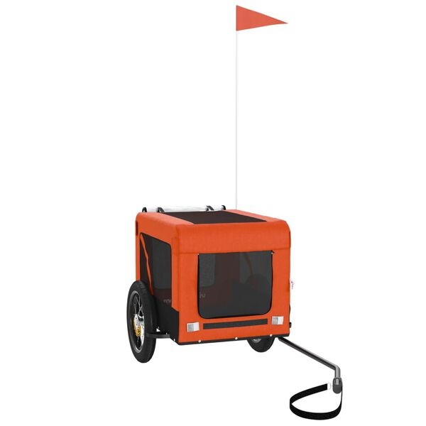 vidaXL Hondenfietskar Oranje/Zwart - Nieuwstaat!