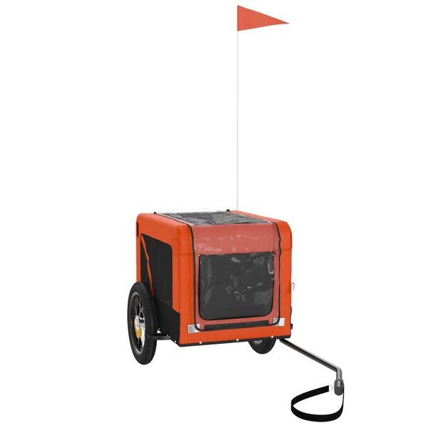 vidaXL Hondenfietskar Oranje/Zwart - Nieuwstaat!