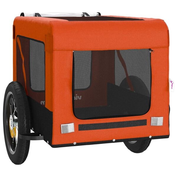 vidaXL Hondenfietskar Oranje/Zwart - Nieuwstaat!
