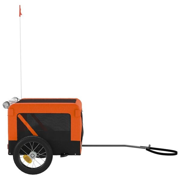 vidaXL Hondenfietskar Oranje/Zwart - Nieuwstaat!
