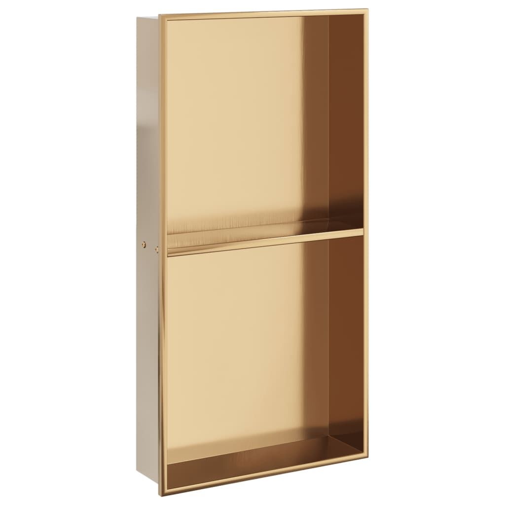 vidaXL Douchenis Goud - Retourdeal! 32x62cm