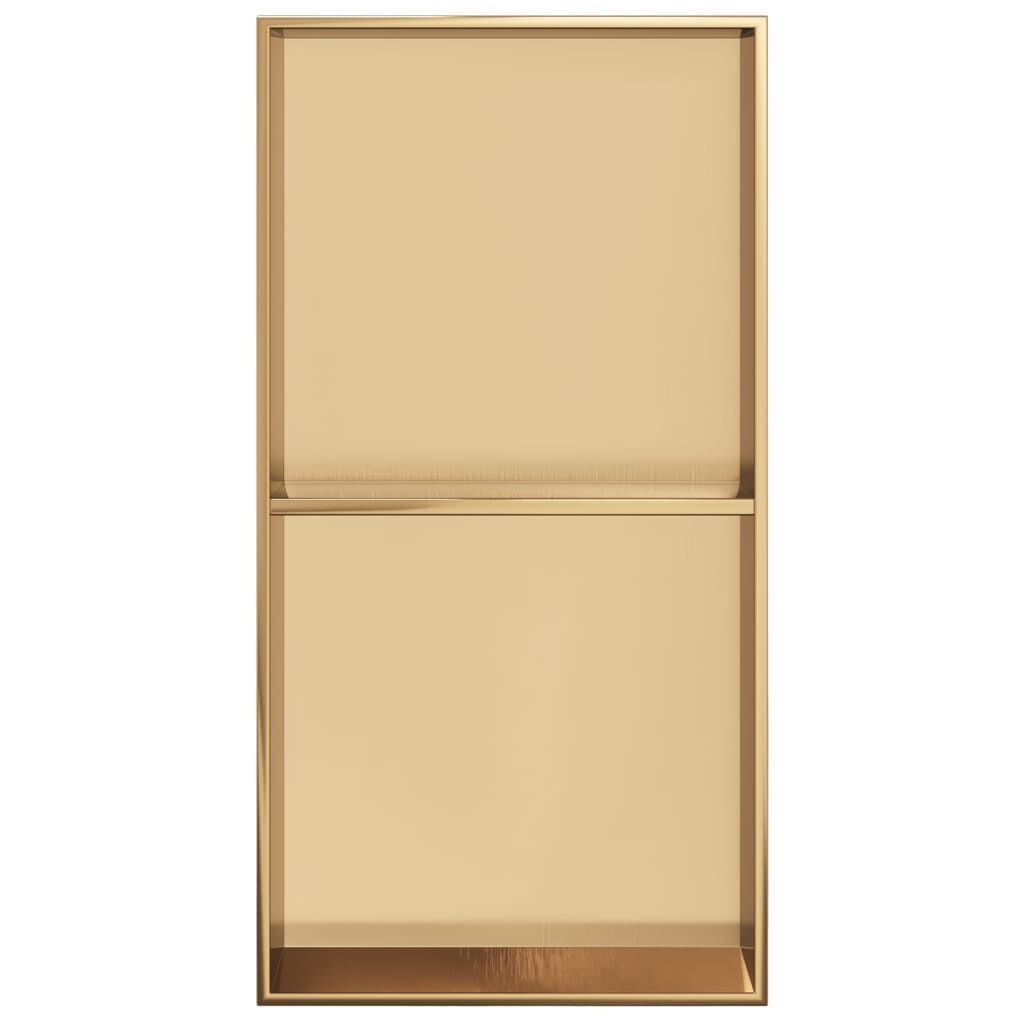 vidaXL Douchenis Goud - Retourdeal! 32x62cm