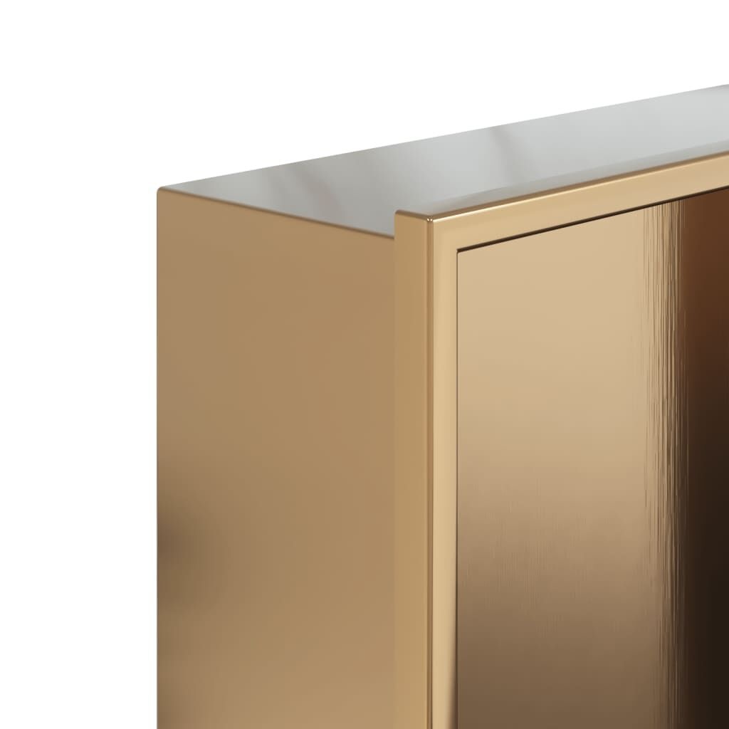 vidaXL Douchenis Goud - Retourdeal! 32x62cm