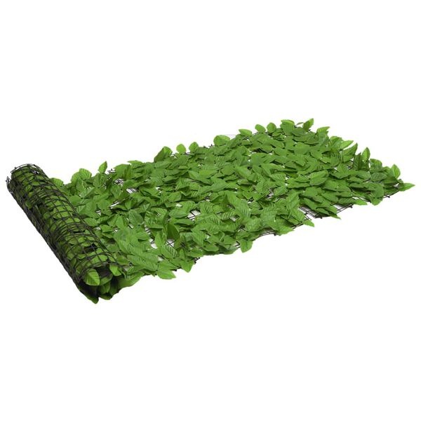 vidaXL Balkonscherm Groen 200x75cm - Retourdeal!