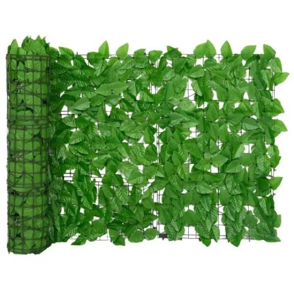vidaXL Balkonscherm Groen 200x75cm - Retourdeal!